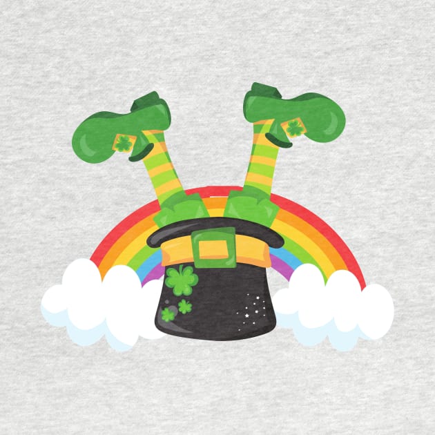 Saint Patrick's Day, Leprechaun Hat, Rainbow by Jelena Dunčević